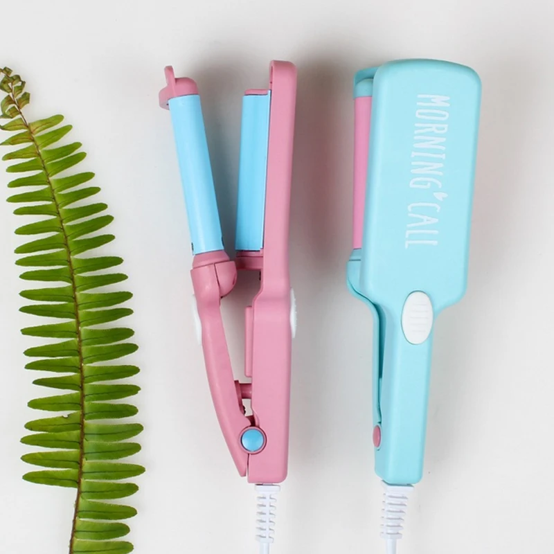 

Electric Hair Curling Iron 3 Stick Omelet Mini Ceramic 220V Wave Professional Hair Curling Easy Curls Hair Waver Styling Tools