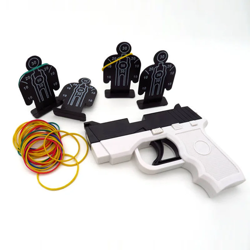 Резиновая игрушка пистолет пластик автоматически стреляет мини пистолеты с