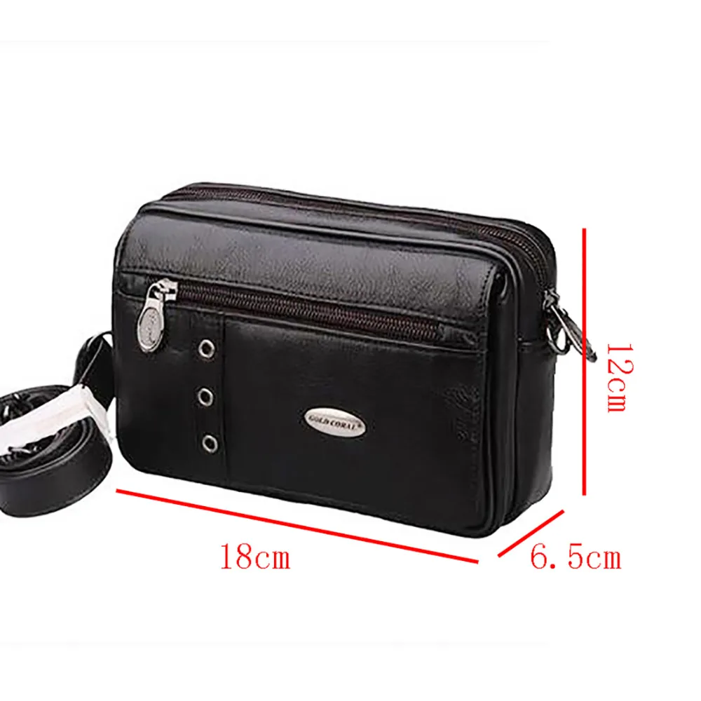 Маленькие мессенджеры из натуральной кожи для мужчин Высококачественная