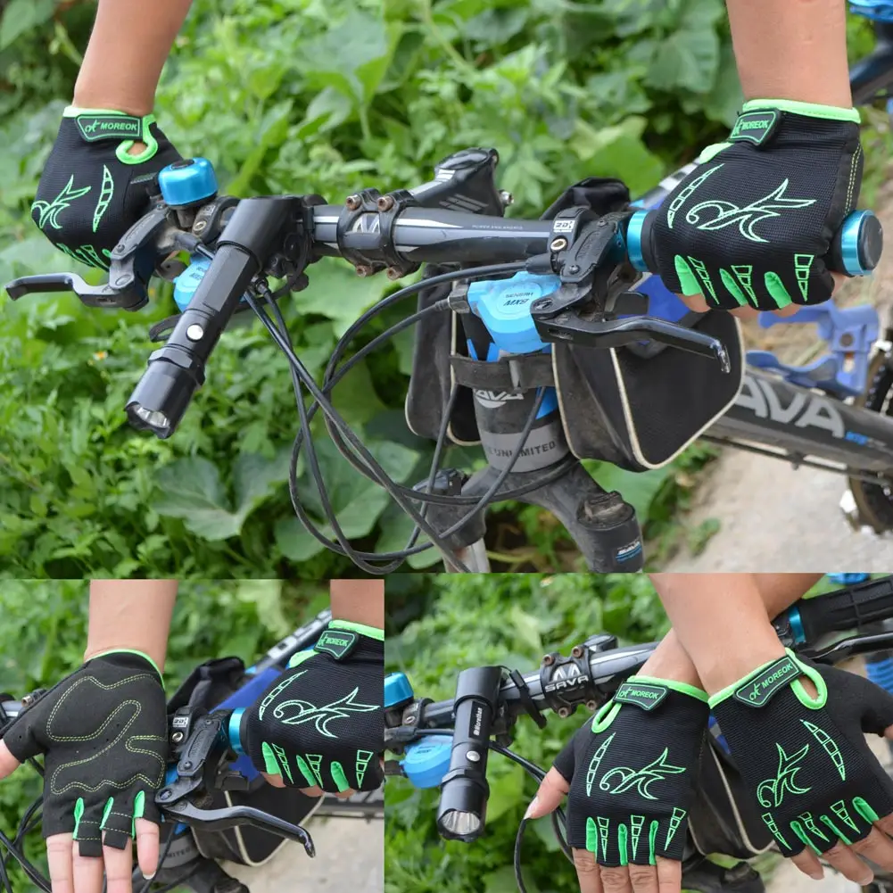 

MK034 Silica Gel,Shockproof Bicycle Half Finger Riding Gloves SER88