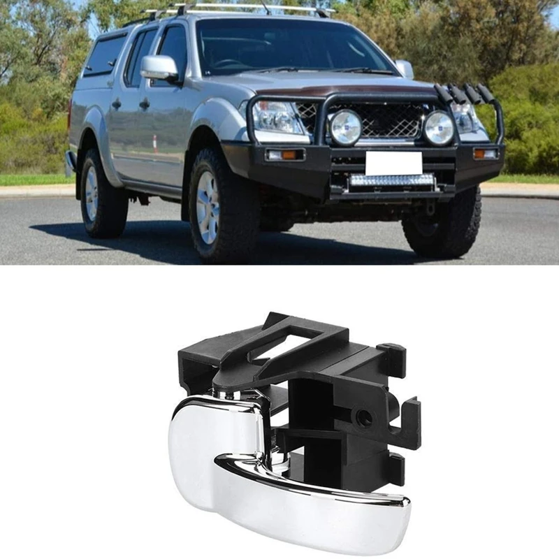 Внутренняя левая дверная ручка для Nissan Navara D40 Ute/Pathfinder R51 2005 2013 80671 4X02B|Комнатные