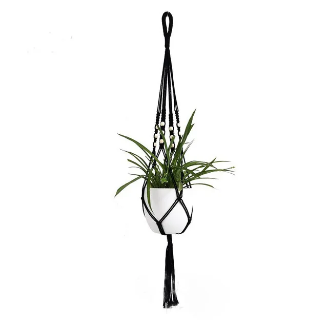 

Hot sales 100% handmade macrame plant hanger flower /pot hanger for wall decoration countyard garden