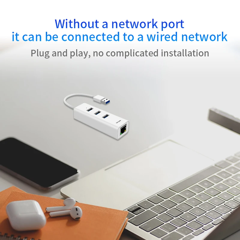 TP LINK TL UG313 Внешний USB 3 0 проводной сетевой интернет адаптер 10/100/1000M Ethernet RJ45 Lan для
