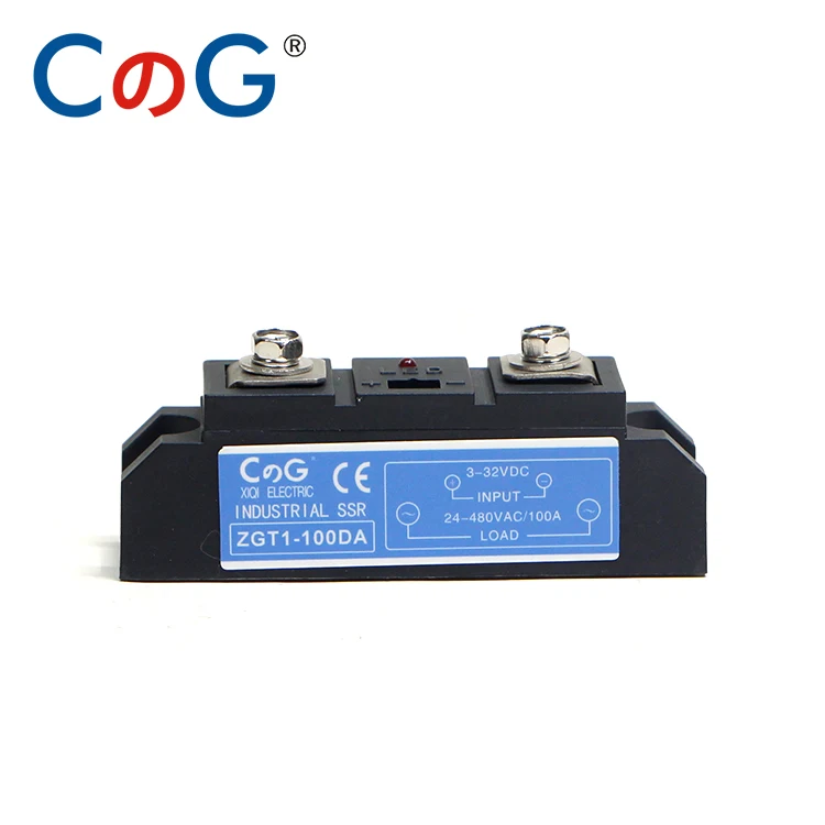 CG 60A 80A 100A промышленные высокой мощности Авто Промышленные серии DC В AC твердотельные Реле твердотельные реле - Габаритные размеры: 100DA