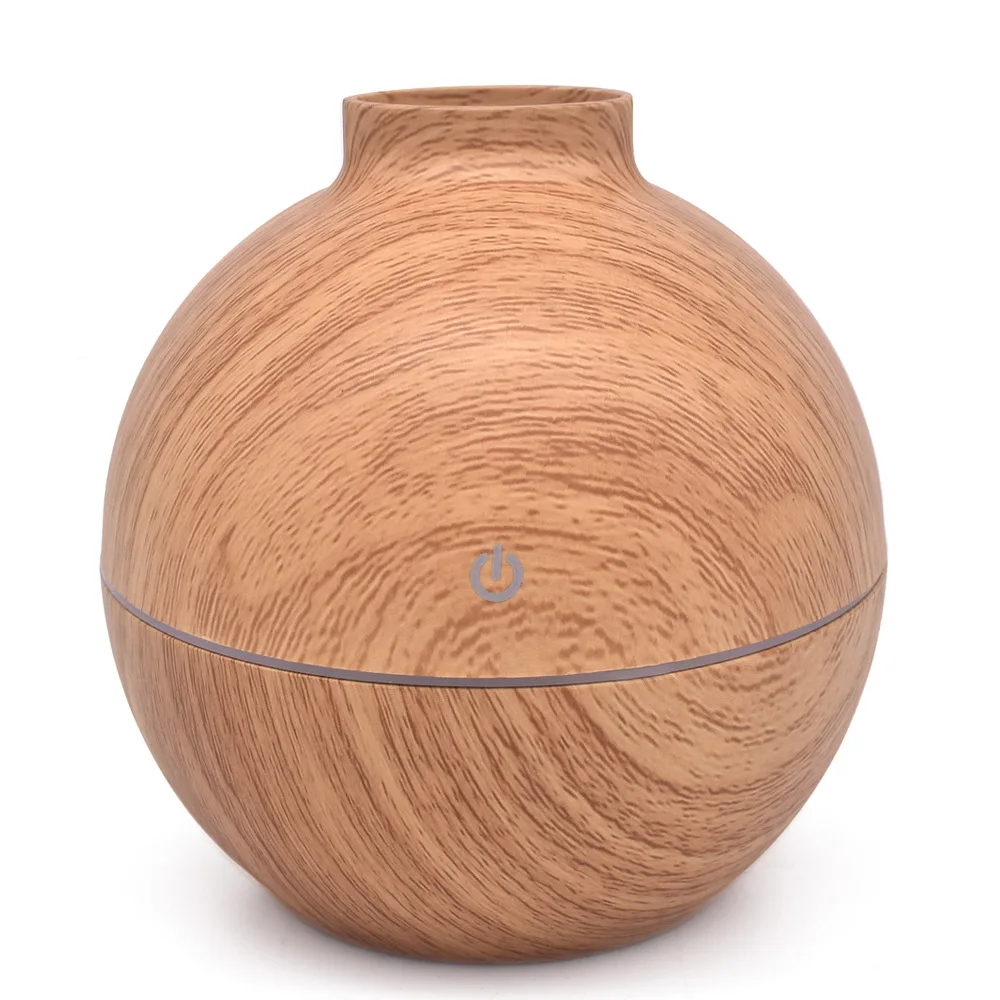 Диффузор с деревянным зерном ароматерапия увлажнитель тумана Настольный