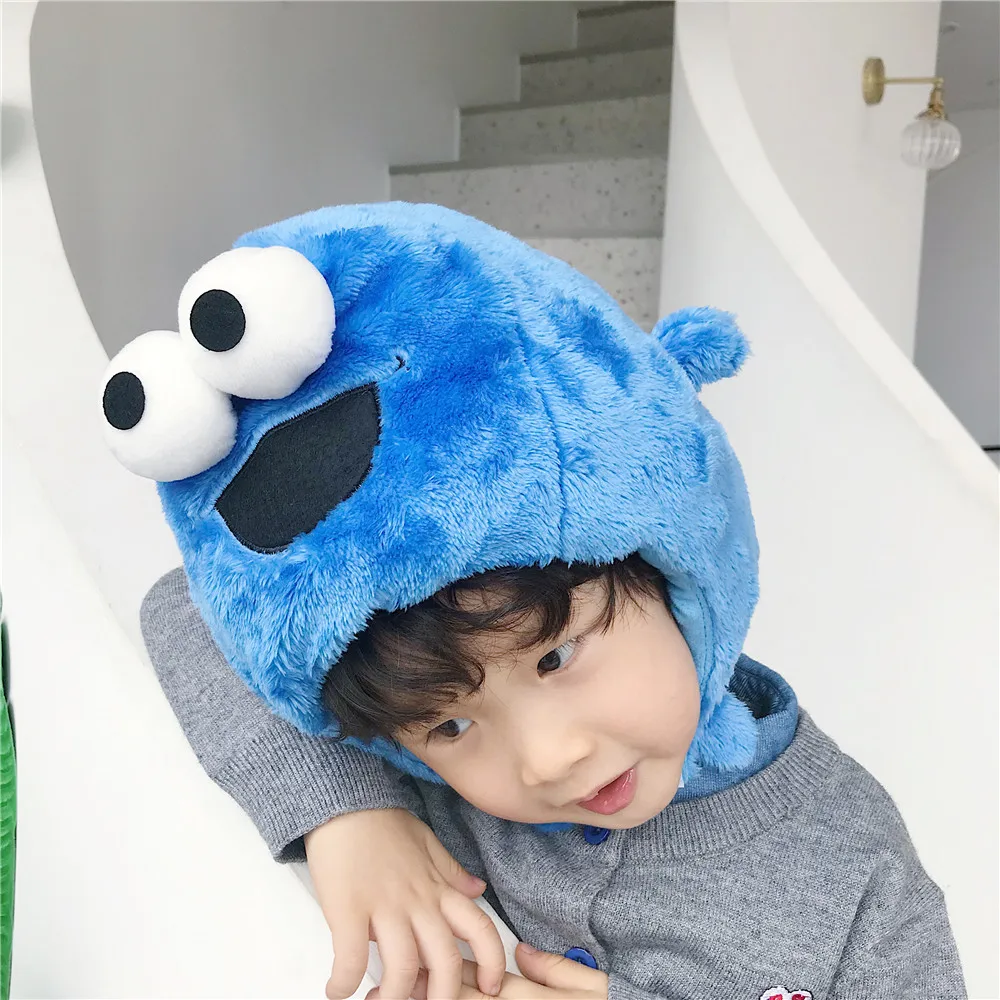 Tonytaobaby/Новая зимняя детская одежда для мальчиков и девочек хлопковая шляпа для маленьких девочек с мультяшным принтом