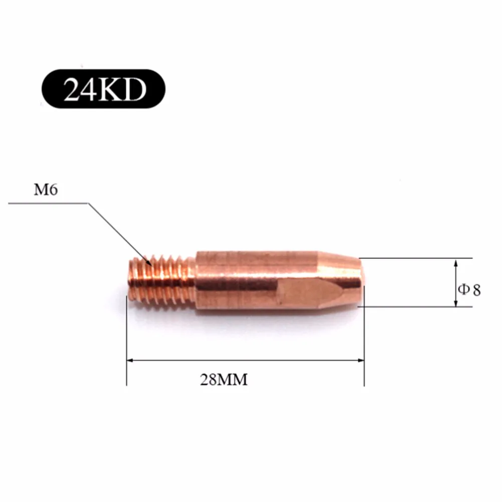 

40pcs Consumables Tip Electrode Shield Cups Swir Gas Ring Of The MIG 24KD Welding Equipment Accessories MIG Guns Torches
