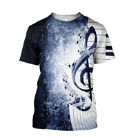 music notes lady t shirt for men premium 3d all over printed unisex shirts fun music symbol summer cool top streetwear tees