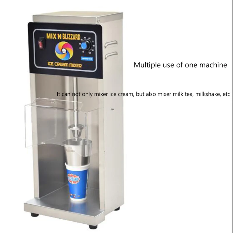 

HBLD Commercial Household Milkshake Machine Cyclone Machine Soft Ice Cream Mixer Speed Milkshake Machine 110v/220v