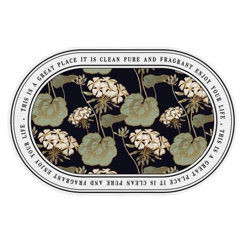 Овальный коврик для ванной противоскользящий ковер комнаты искусственный