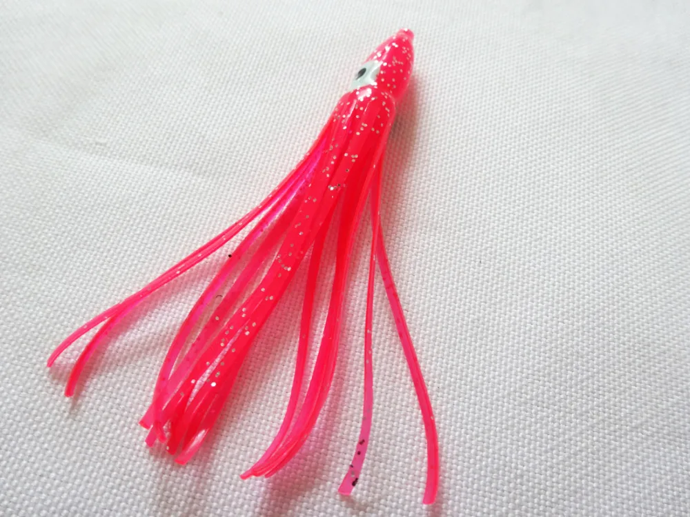 Приманка рыболовная красная 70 мм мягкий кальмар 20 шт. | Спорт и развлечения