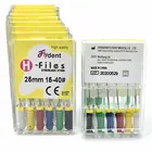 Стоматологические K-файлы из нержавеющей стали, инструмент, эндододонтический корневой канал, handuse файлы, используемые для очистки корней, стоматологии