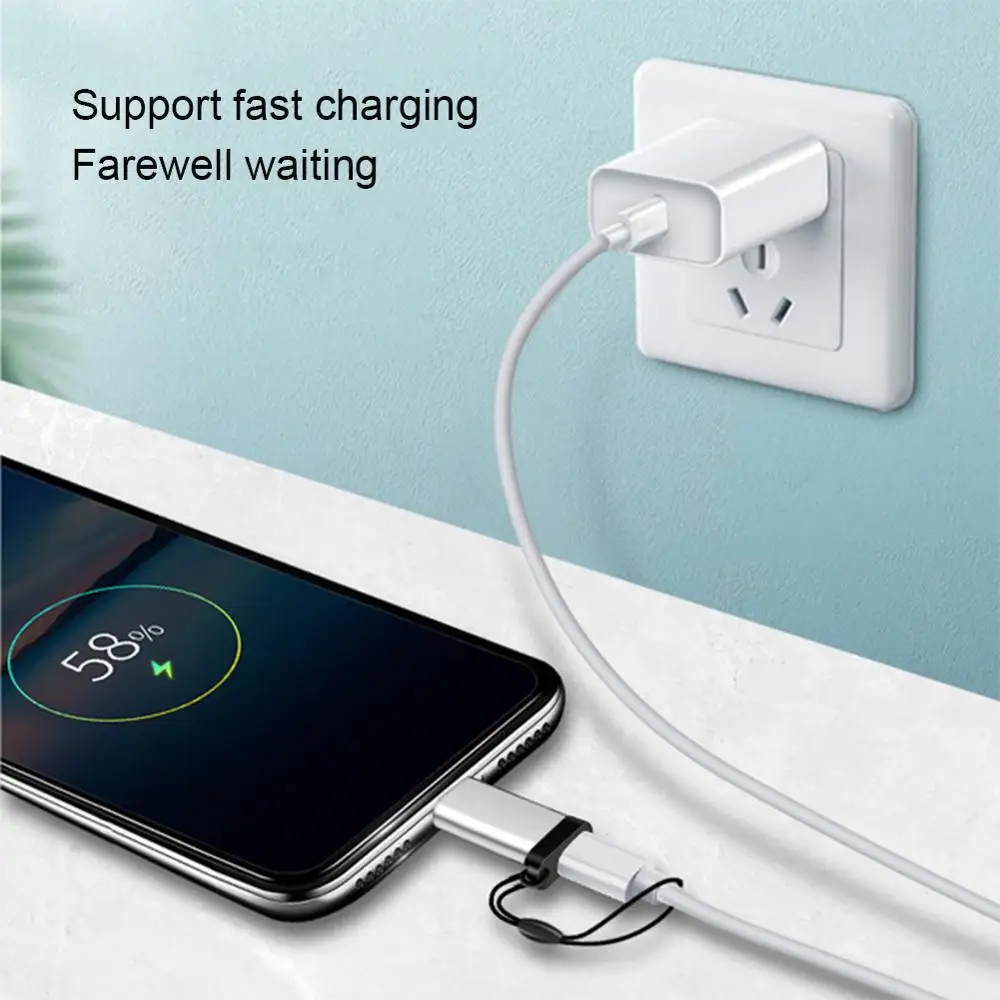 Кабель-адаптер USB Type-C мама-Micro папа для телефонов Android зарядное устройство Sycn Otg