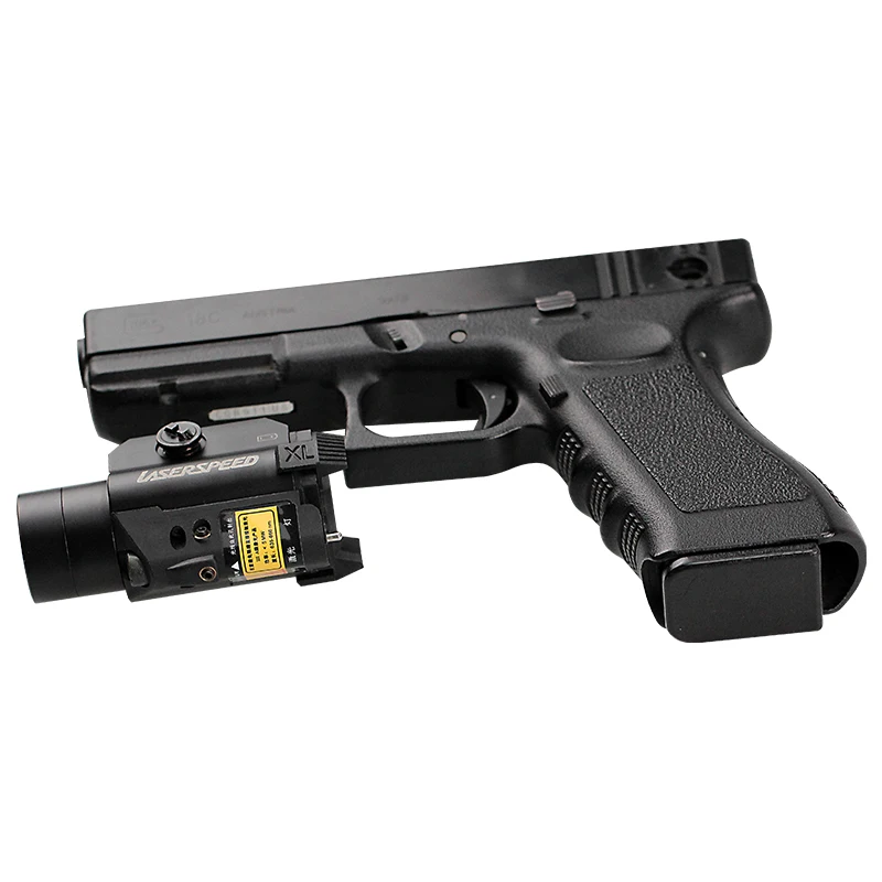 Military Pistol Weapon Light Gun Lazer Pointer Tactical Laser Flashlight Combo for air gun hunting self defense | Спорт и