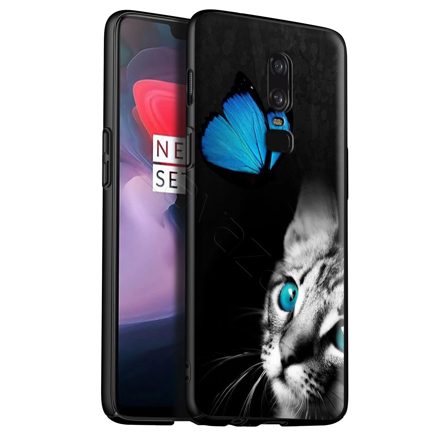 Силиконовый чехол Lavaza с черными кошачьими зелеными глазами для Oneplus 7 Pro 6 6t 5
