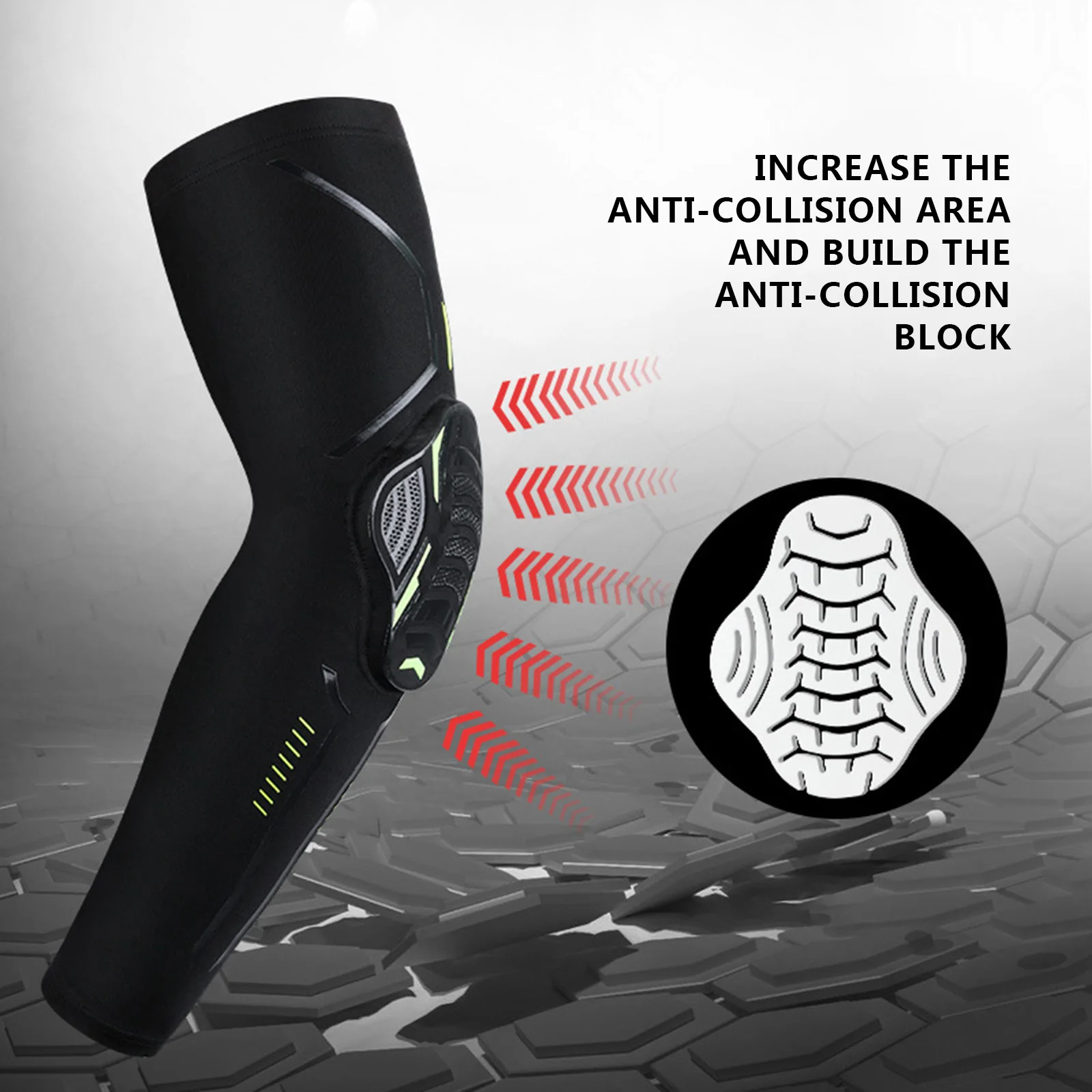 

Нарукавник спортивный для защиты от столкновений, практичный защитный нарукавник для мышц, новый стиль 2021