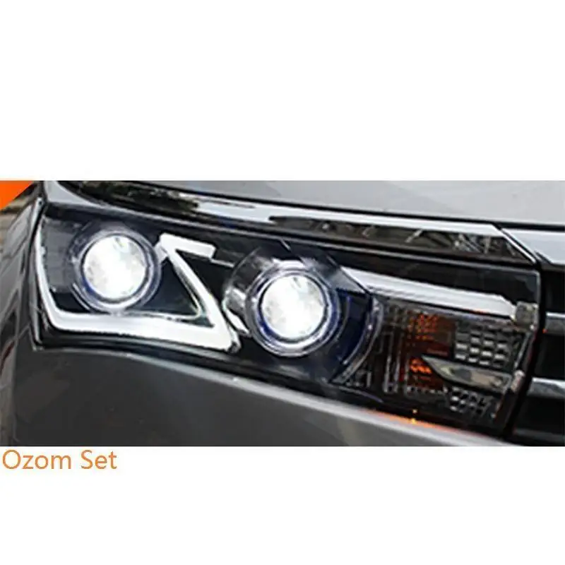 Neblineros Para Auto Assessoires Drl Cob фары в сборе светодиодные наружные Автомобильные 14 15 16 17