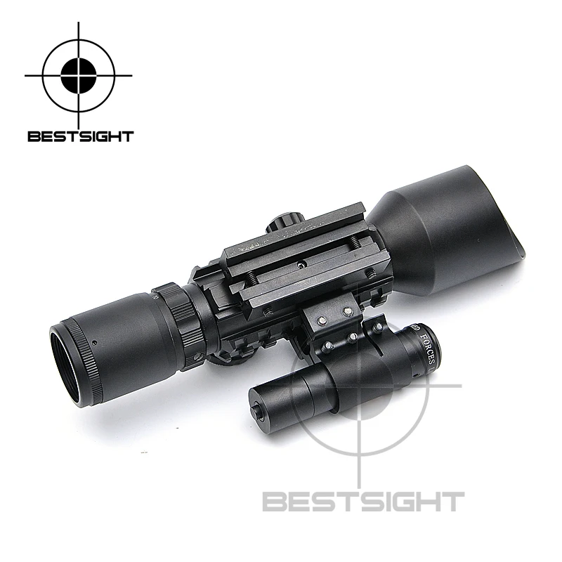Новинка прицел для охоты 3-10X42 E M9 C Mil-Dot лазерный красный Ночной пневматического