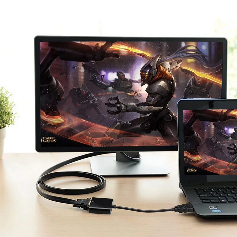 1080P HDMI совместимый с VGA адаптер папа мама конвертер для PS4 видео аудио кабель