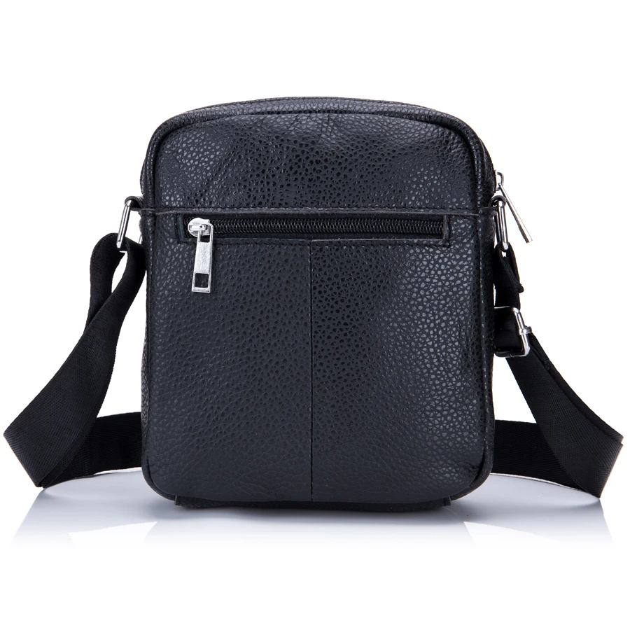 Мужская сумка мессенджер из натуральной кожи на молнии|brand shoulder bag|shoulder bagsmen messenger