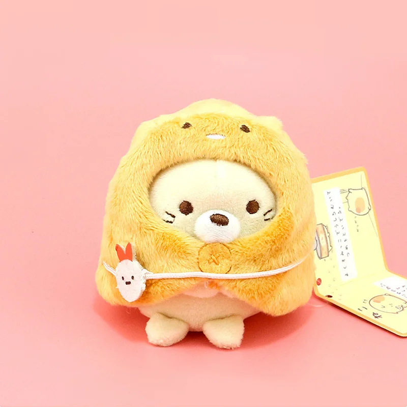 Sumikko гураши со съемной накидкой плюшевые игрушки Peluche мягкие куклы игрушки Детский подарок Juguetes брелок орнамент ключ кулон