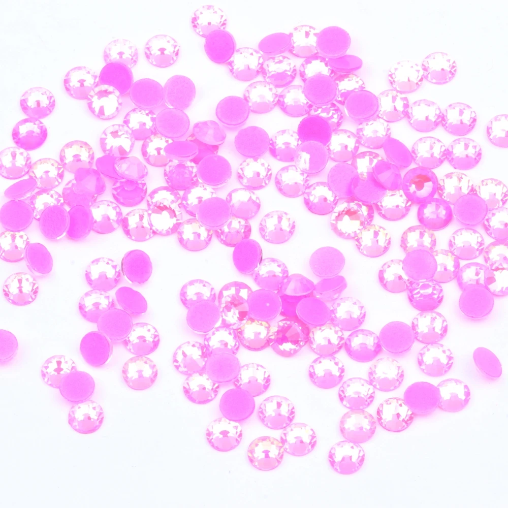 SS6 SS30 светящиеся Стразы блестящее Стекло Драгоценный Камень 3D Шарм Flatback Strass