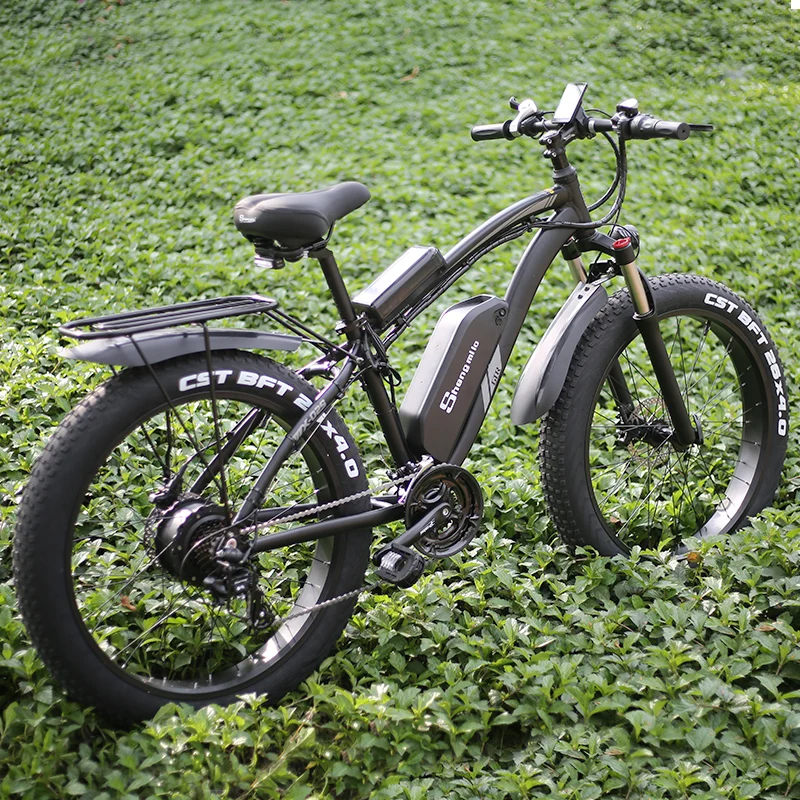 Bestellen MX02S Elektrische Bike 1000W Schnee Bike Elektro Fahrrad Elektrische Mountainbike 26 Zoll 4,0 Fett Reifen Ebike 48V17Ah Lithium-batterie