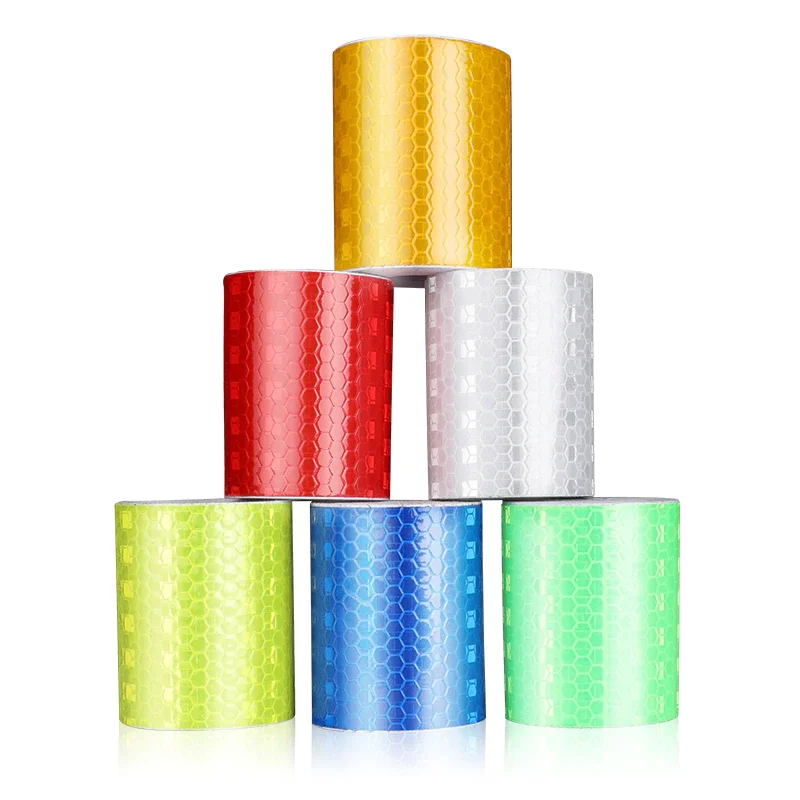 

1 Roll Car Reflective Tape Sticker Safety Mark Car Styling Self Adhesive Motorcycle Bicycle Warning Tape Car Accessories