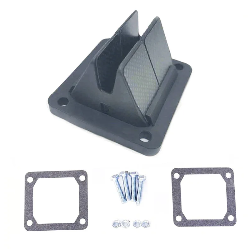 

Motorcycle cylinders intake Reed Valve Carbon Fiber For Yamaha YZ85 YZ400 YZ250 with Gasket
