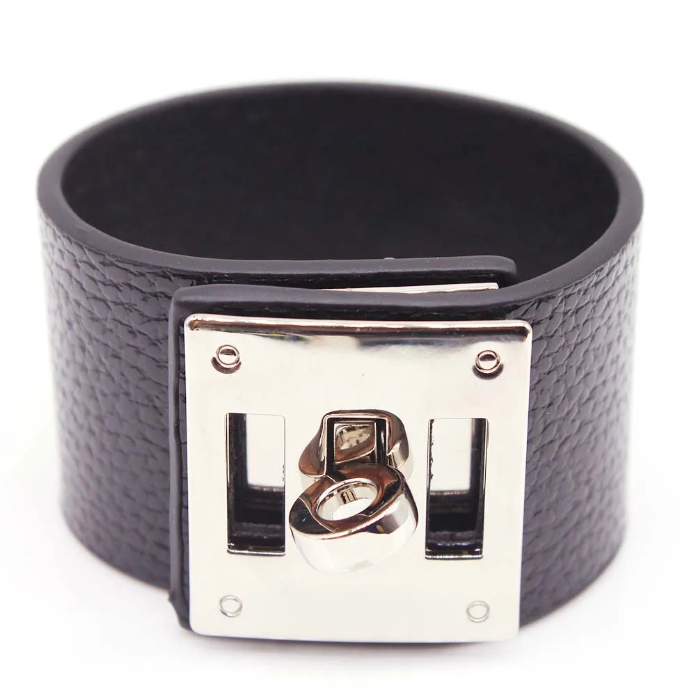 Женский и мужской кожаный Браслет манжета TOTABC широкий браслет в Европейском