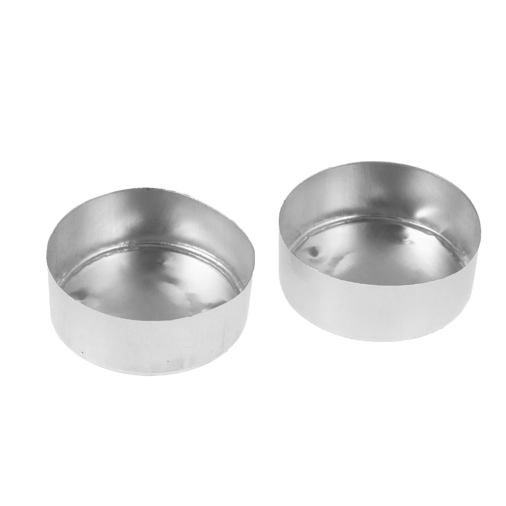 

400pcs Tea Light Aluminum Empty Candle Cup Containers & 3cm Candle Wicks