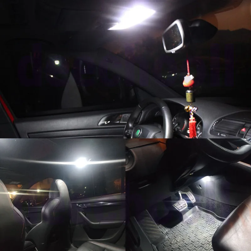 Чистый холодный белый canbus светодиодный автомобильный фонарь лампы без ошибок