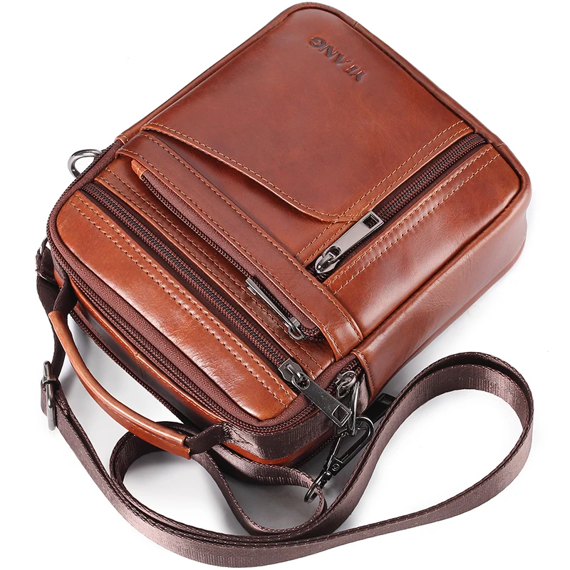 Новинка брендовая мужская дизайнерская сумка тренд 2019 на плечо из натуральной