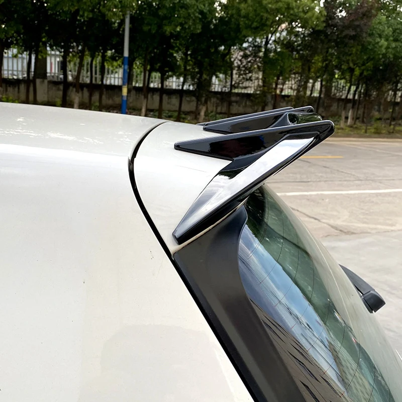 

2Pcs/Set Rear Trunk Spoiler Wing for Golf 6 MK6 VI 2009 - 2013 Boot Wing Lip Decoration Body Kits Spoiler Black