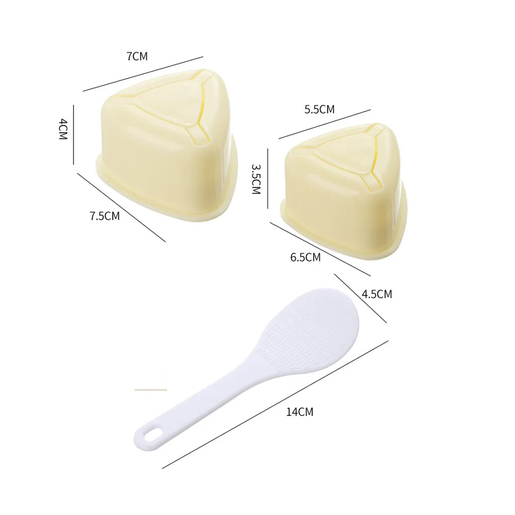 

Rice Dough Sushi Mold Rice Ball Maker Non Stick Press Bento Tool