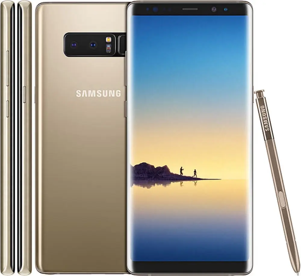 Maple Gold Разблокированный samsung Galaxy Note8 N950U snapdragon835 NFC две задние камеры Восьмиядерный 6,3 дюймов 6 Гб ram 64 Гб rom - Цвет: Maple Gold