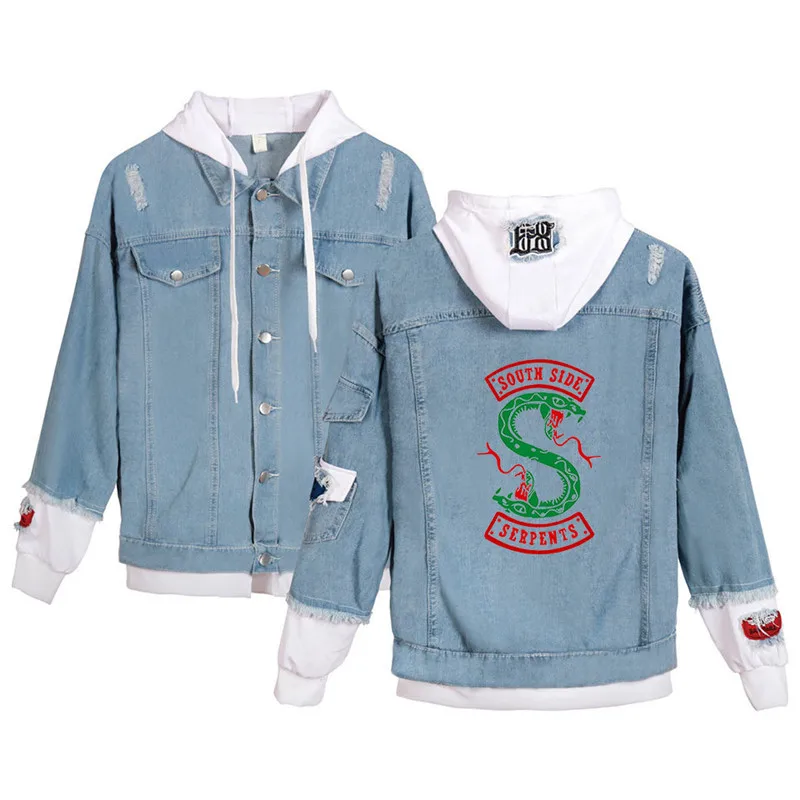 style 3 "South Side Serpents" ривердейл Southside костюм, Толстовка Куртка ривердейл толстовки змеи пуловер Для женщин Толстовка-Кенгурушка для девочки - Color: style 3