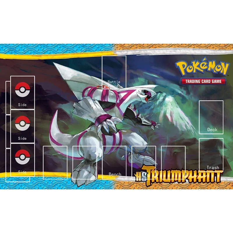 Takara Tomy Playmat Mat Mousepad for Children Palkia Dragon Monster Design Pokemon Trading Card Game Toys Acessories | Игрушки и хобби