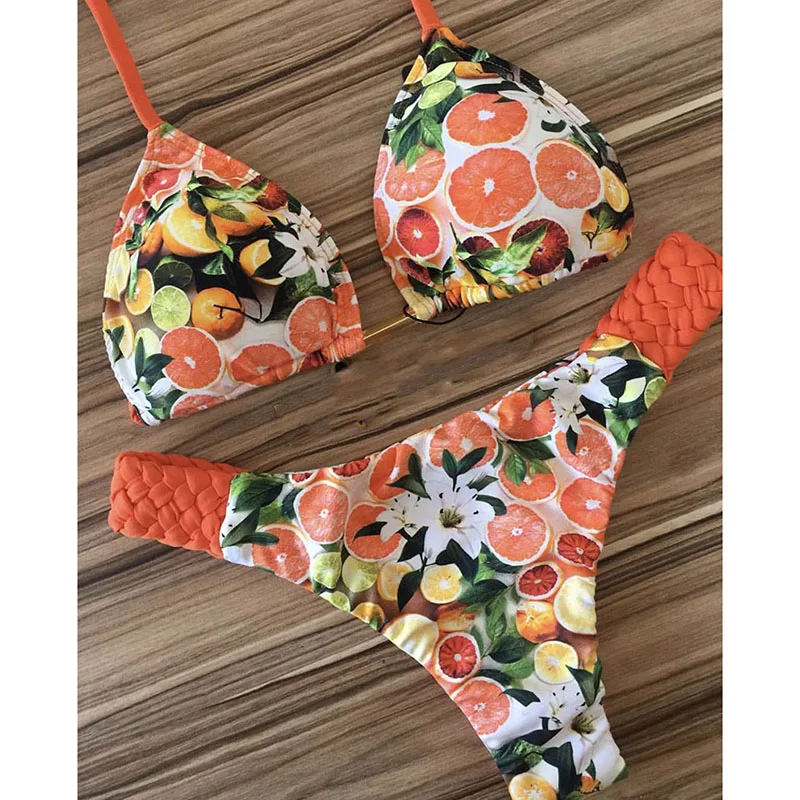 2020 бикини женская одежда для плавания комплект пуш-ап купальный костюм топ с