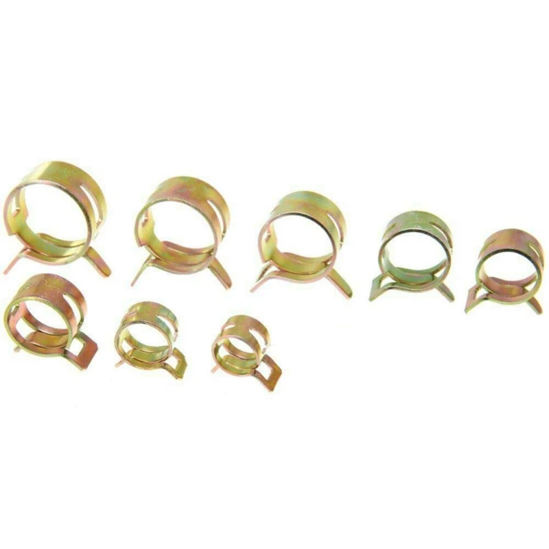 155 шт. 6 22 мм пружинный зажим для шланга водяная труба Воздушная трубка хомуты