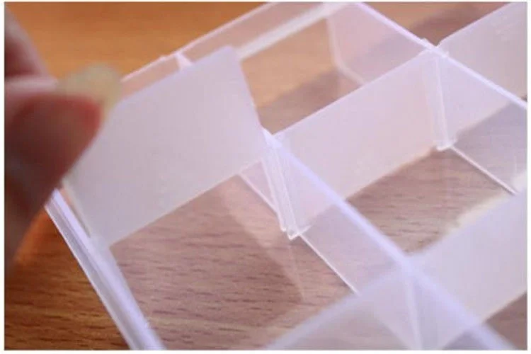 10/15 отделений для хранения ювелирных изделий гаджетов таблеток пластиковая