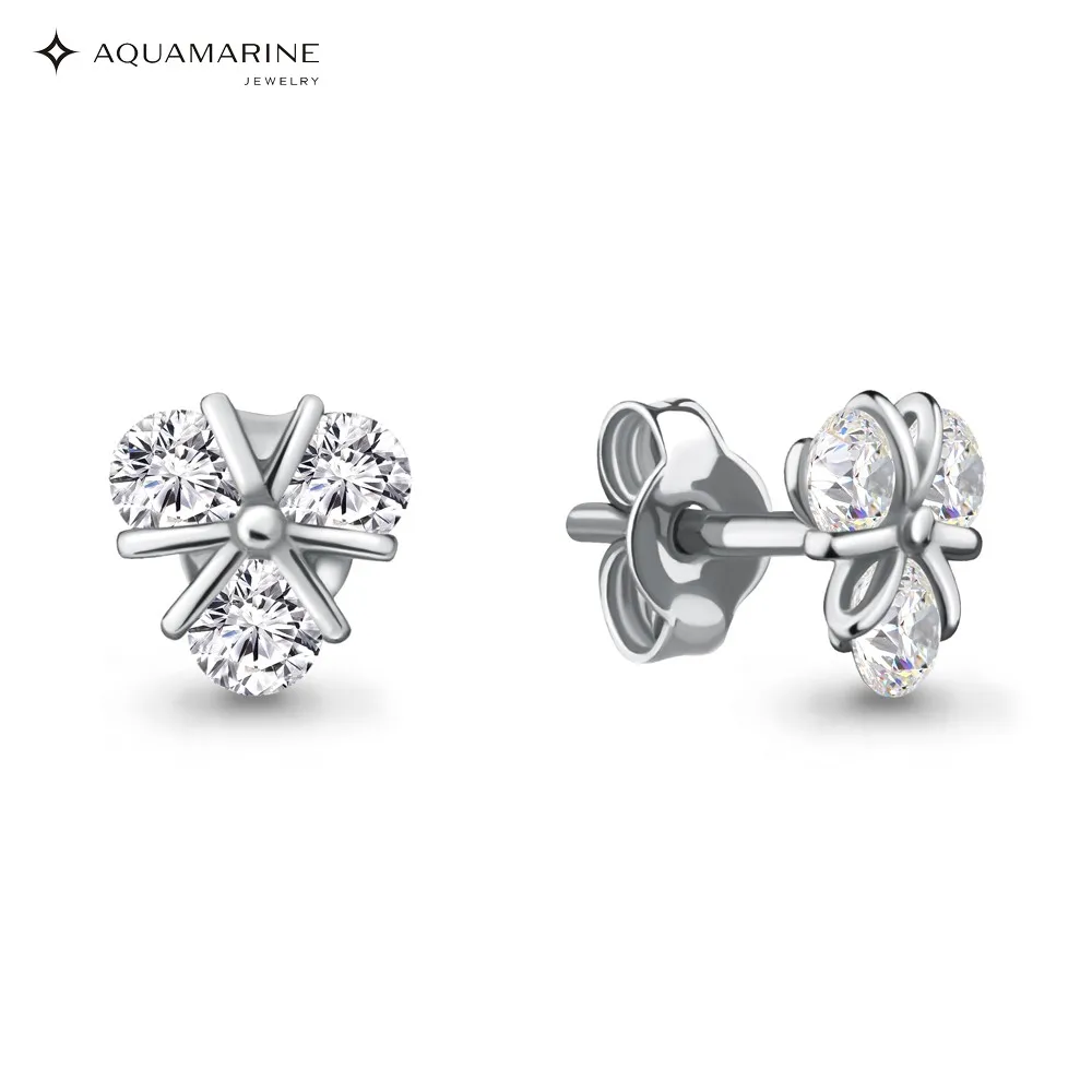 Пуссет AQUAMARINE без вставок Серебро 925 пробы | Украшения и аксессуары