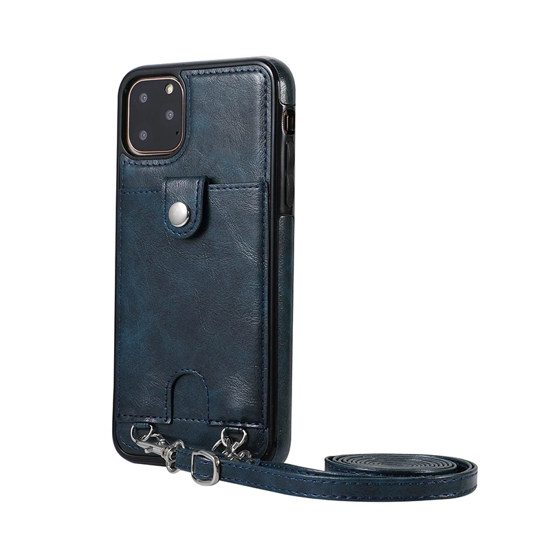 Винтажный чехол-накладка из искусственной кожи для iPhone 11 Pro Max XR X Xs Max, кошелек, чехол для телефона для iPhone 6, 6 S, 7, 8 Plus, чехол с ремешком