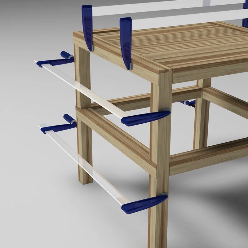 

Quick Ratchet Release Speed Squeeze Wood Working Work Bar Clamp Clip Kit Hand Tool