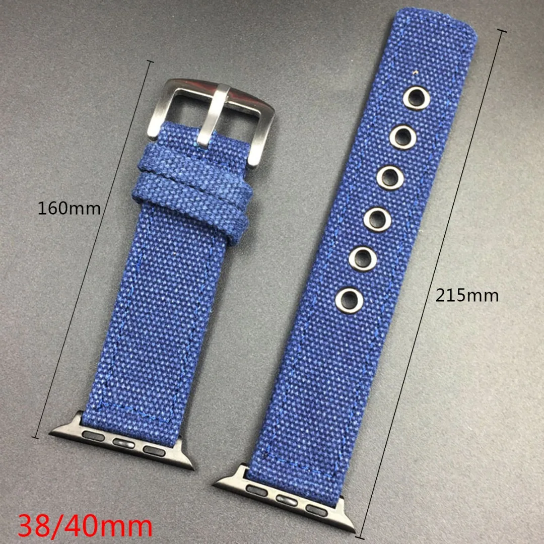 Ремешок Камуфляжный для Apple Watch Band 38/40 мм 42/44 тканый нейлоновый спортивный