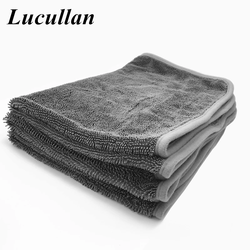 Lucullan 40x60 см длинный скрученный ворс из микрофибры сушильная ткань супер