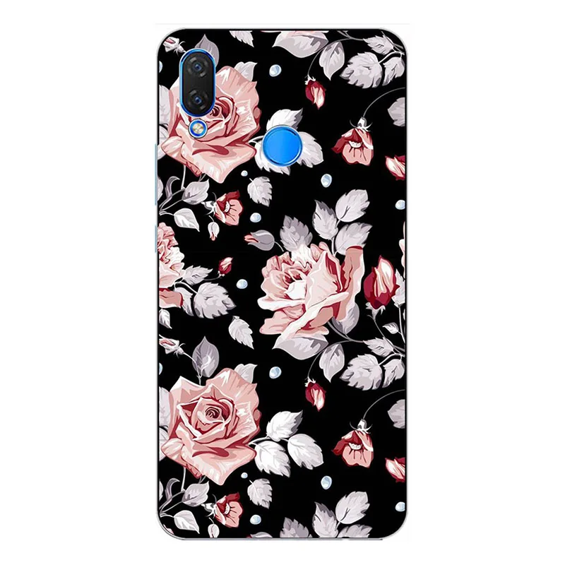 Мягкий чехол для телефона Tecno Camon 11 12 Pro Camon11 6," чехол с принтом на заднюю панель Модный чехол с рисунком розы HD Fundas Para - Цвет: H18