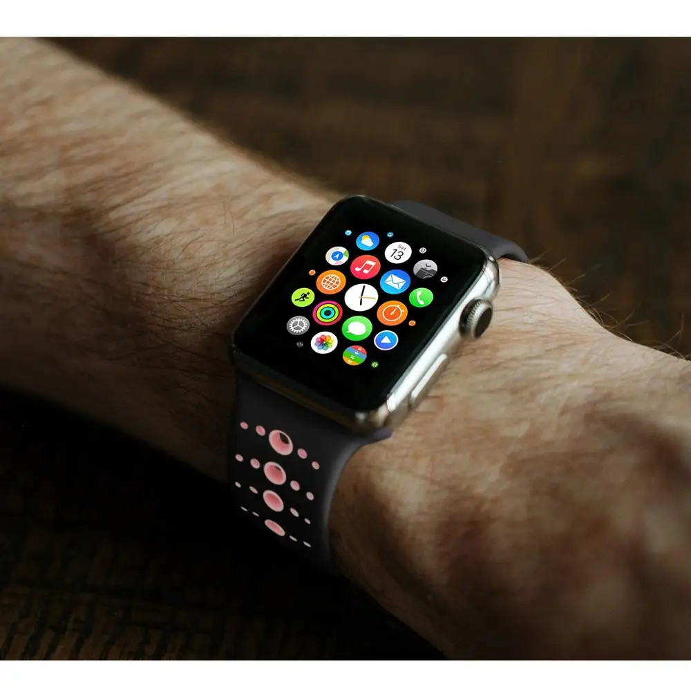 Ремешок для часов силиконовый Apple Watch 5/4/3/2/1 38/40/42/44 мм|Ремешки часов| |