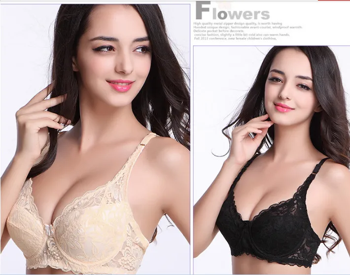 

2019 sell Plus size push up bra sexy bra cotton intimate brassiere thin cup bra full cup bras for women free shipping AW7455