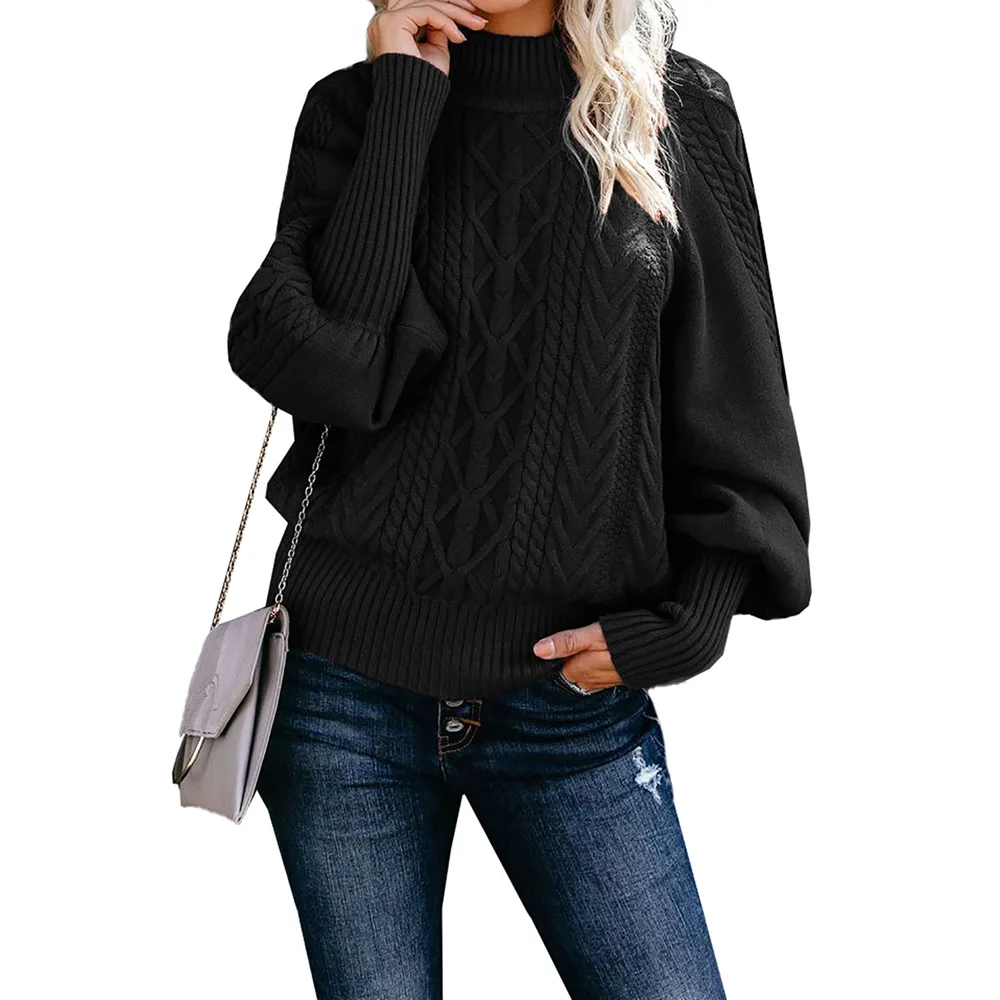 Autumn Winter Woman Sweater Knit Female Pullover Casual European Style Jumper | Женская одежда